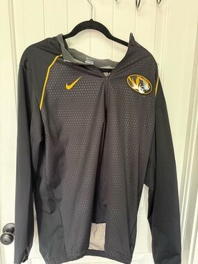 Nike Black and Gold Missouri Tigers Athletic Jacket